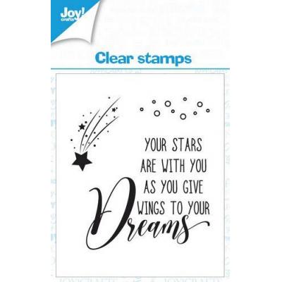 Joy!Crafts KreativDsein Design Clear Stamps - Stars Text - Dreams