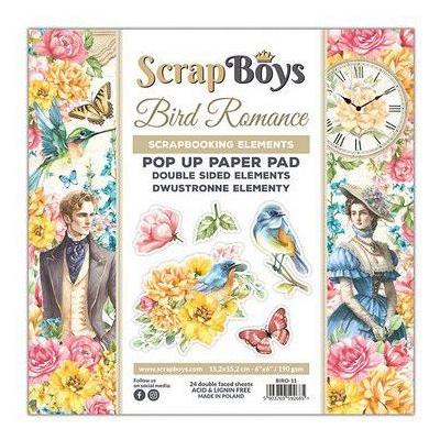 ScrapBoys Bird Romance Designpapiere - Pop Up Paper Pad