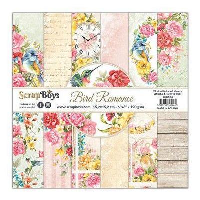ScrapBoys Bird Romance Designpapiere - Paper Pad