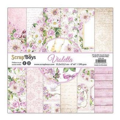 ScrapBoys Violetta Designpapiere - Paper Pad