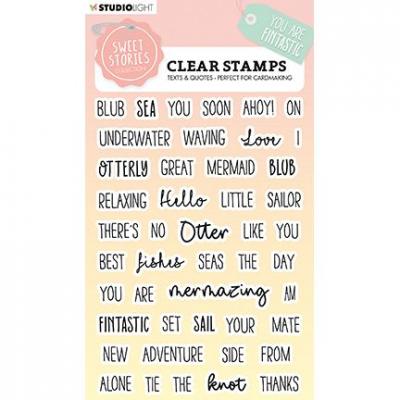 StudioLight Sweet Stories Nr.442 Clear Stamps - Fintastic