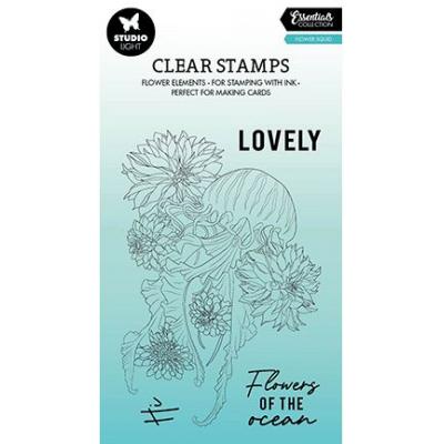 StudioLight Essentials Br.429 Clear Stamps - Flower Squid