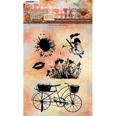 StudioLight Sunflower Kisses Nr. 439 Clear Stamps - Sunflower Silhouette