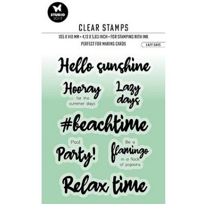 StudioLight Creative By Laurens Nr.462 Clear Stamps - Lazy Days