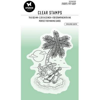 StudioLight Creative By Laurens Nr.459 Clear Stamp - Chilling Sloth