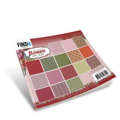 Find It Trading Amy Design Roses Are Red Designpapiere - Paper Pack