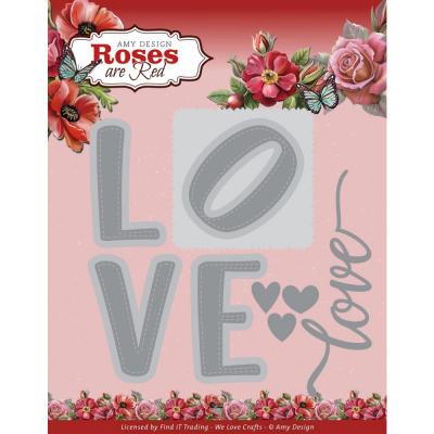 Find It Trading Amy Design Roses Are Red Dies - Love