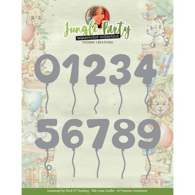 Find It Trading Yvonne Creations Jungle Party Dies - Jungle Numbers