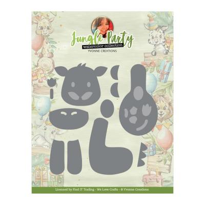 Find It Trading Yvonne Creations Jungle Party Dies - Jungle Giraffe