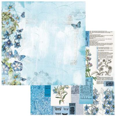 49 And Market Spectrum Gardenia Designpapier - Classics Blue Persuasion
