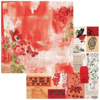 49 And Market Spectrum Gardenia Designpapier - Classics Floral Blaze