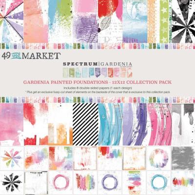 49 And Market  Spectrum Gardenia Designpapiere - Painted Foundations Collection Pack