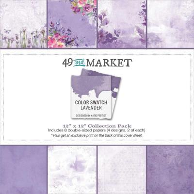 49 And Market Color Swatch Lavender Designpapiere - Collection Pack