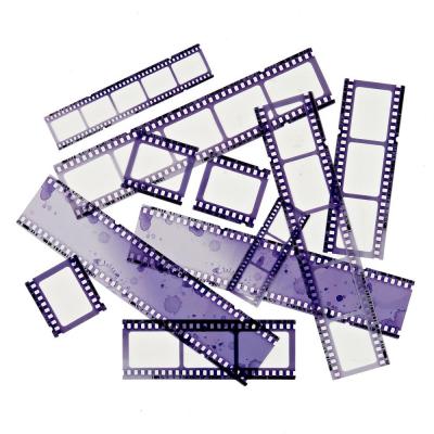 49 And Market Color Swatch Lavender Die Cuts - Acetate Filmstrips