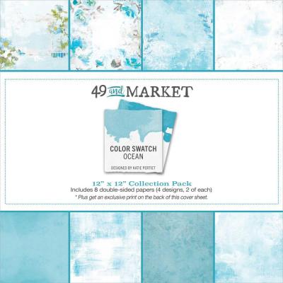 49 And Market Color Swatch Ocean Designpapiere - Collection Pack