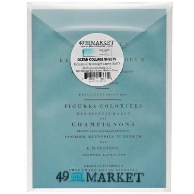 49 And Market Color Swatch Ocean Designpapiere - Collage Sheets