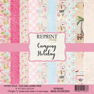 Reprint  Camping Holiday Designpapiere - Paper Pack