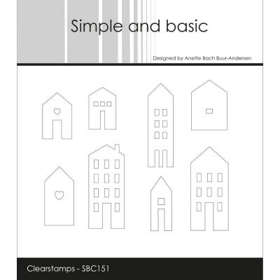 Simple and Basic Clear Stamps - Town Houses