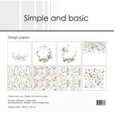 Simple and Basic Soft Spring Designpapier - Paper Pad