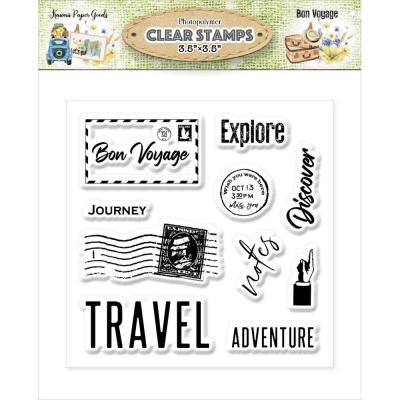Asuka Studio Bon Voyage Clear Stamps - Bon Voyage