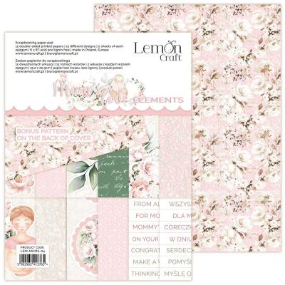 LemonCraft Mums & Love Designpapiere - Elements Paper Pad