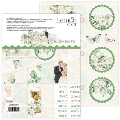 LemonCraft Greenery Designapiere - Elements Paper Pad