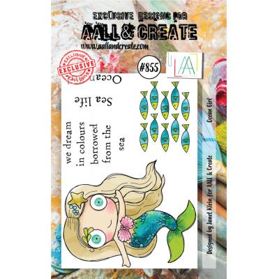 AALL & Create Clear Stamps Nr. 855 - Ocean Girl