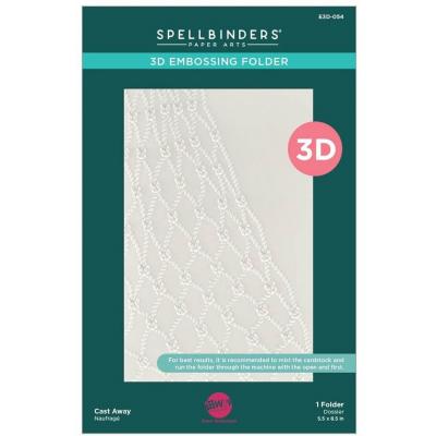 Spellbinders 3D Embossing Folder - Cast Away