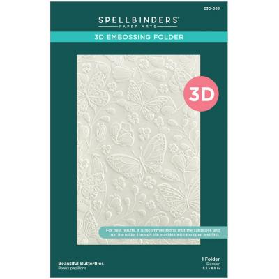 Spellbinders 3D Embossing Folder - Beautiful Butterflies