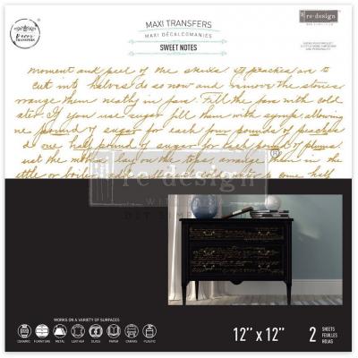 Prima Marketing Re-Design Transferpapiere - Sweet Notes