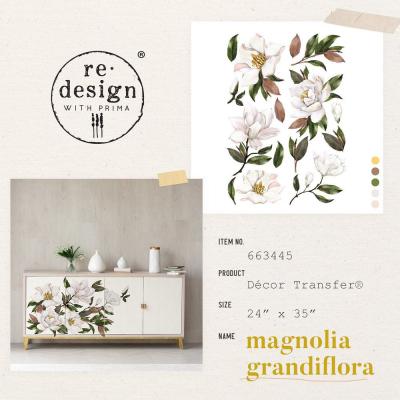 Prima Marketing Re-Design Transferpapier - Magnolia Grandiflora
