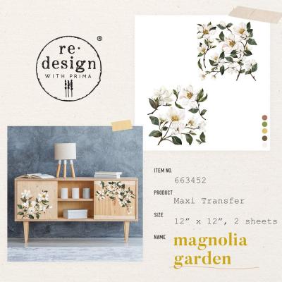Prima Marketing Re-Design Transferpapiere - Magnolia Garden