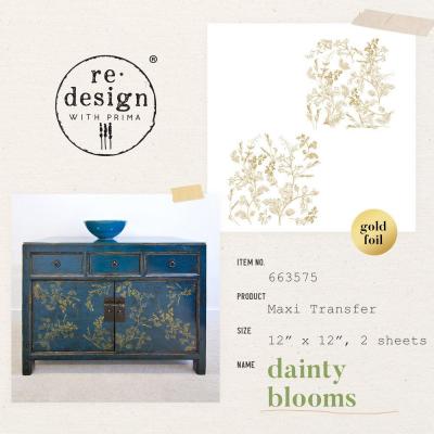 Prima Marketing Re-Design Transferpapiere - Dainty Blooms