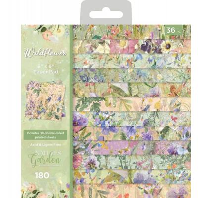 Crafter's Companion Wildflower Designpapiere - Paper Pad