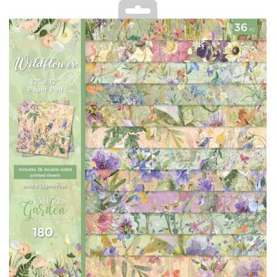Crafter's Companion Wildflower Designpapiere - Paper Pad