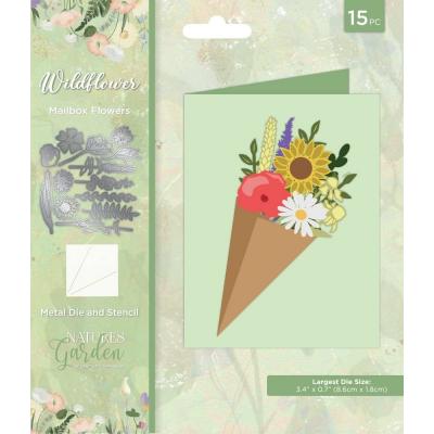 Crafter’s Companion Wildflower Metal Die - Mailbox Flowers