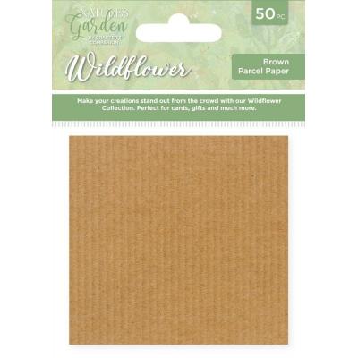 Crafter's Companion Wildflower Cardstock - Brown Parcel Paper