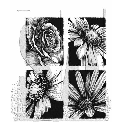 Stampers Anonymous Tim Holtz Cling Stamps - Bold Botanicals
