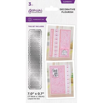 Gemini Ribbon Threading Elements Dies - Decorative Flourish