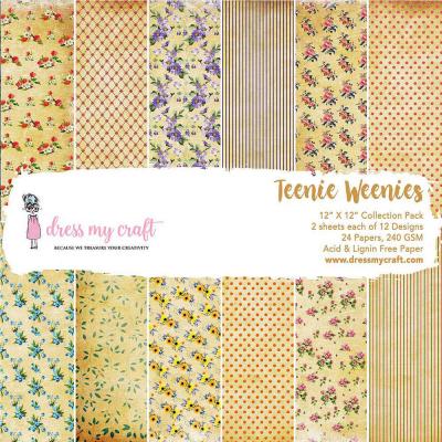 Dress My Craft Teenie Weenies Designpapiere - Paper Pad