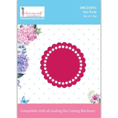 Dress My Craft Cutting Die - Star Doily