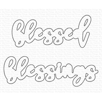 My Favorite Things Die-Namics - Blessings