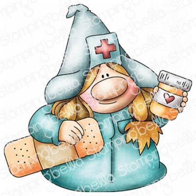 Stamping Bella Cling Stamp - Gnome Nurse