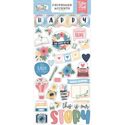 Echo Park Our Story Matters Sticker - Chipboard Accents