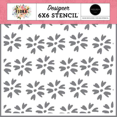 Carta Bella Flora No. 6 Stencil - Prettiest Picks