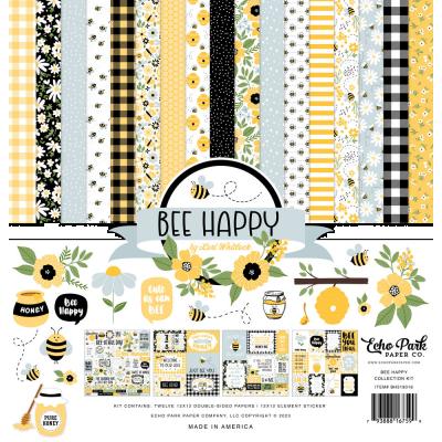 Echo Park Bee Happy Designpapiere - Collection Kit