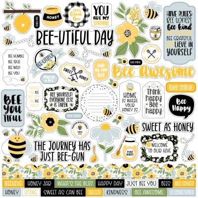 Echo Park Bee Happy Sticker - Element Sticker