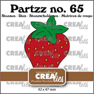 Crealies Partzz CLPartzz65 Stanzschableonen - Erdbeere groß