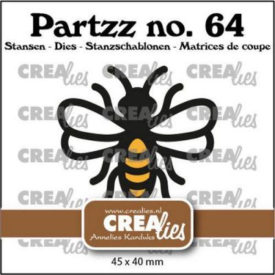 Crealies Partzz CLPartzz64 Stanzschableonen - Biene groß