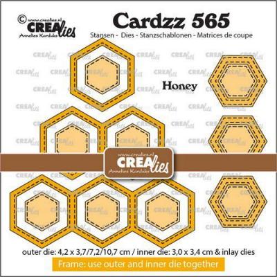 Crealies Cardzz CLCZ565 Stanzschablonen - Honey